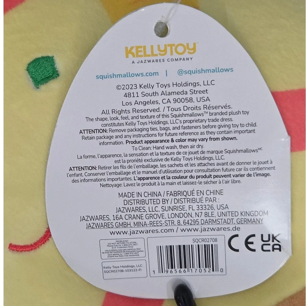 Squishmallows Saku Hawaiian Pizza Plush 7.5